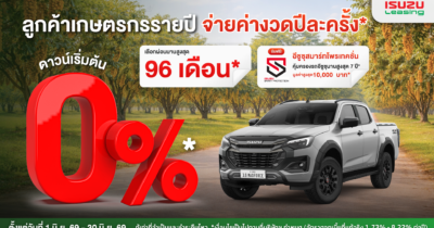 แคมเปญเกษตรกร อีซูซุ Agri มิถุนายน 2569