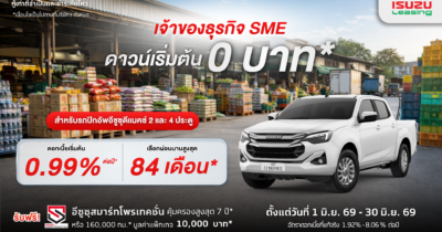 แคมเปญ SME อีซูซุ สำหรับผู้ประกอบการ มิถุนายน 2569