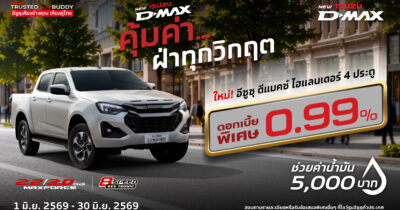 โปรโมชั่น อีซูซุ ดีแมคซ์ ไฮแลนเดอร์ 4 ประตู ดอกเบี้ยพิเศษ 0.99%
